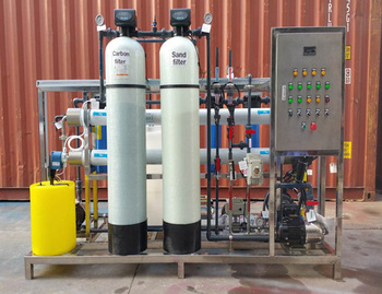 Solar powered seawater desalination machine with ro uv purifier ro sea water machine 1000 liter
